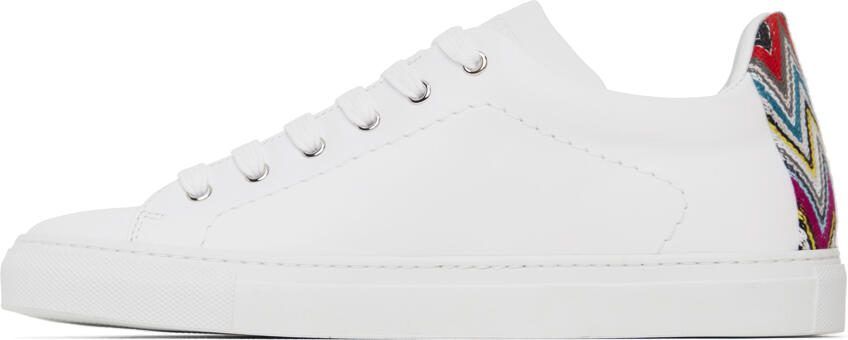 Missoni White Woven Sneakers - Picture 3