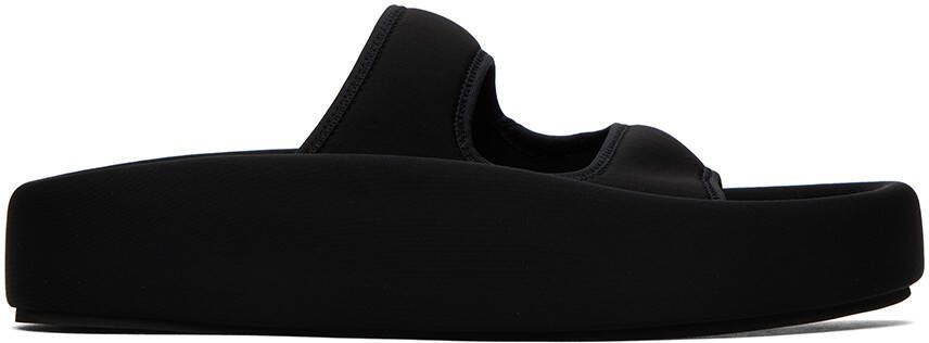 MM6 Maison Margiela Black Platform Sandals - Picture 5