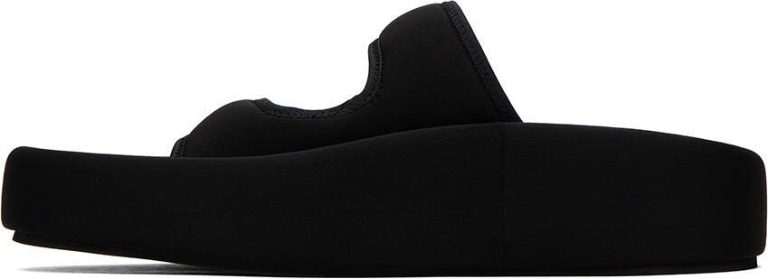 MM6 Maison Margiela Black Platform Sandals - Picture 4