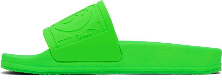 MM6 Maison Margiela Green Embossed Sandals - Picture 3