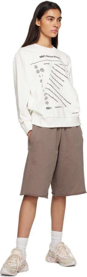 MM6 Maison Margiela Pink Smudged Sneakers - Picture 4