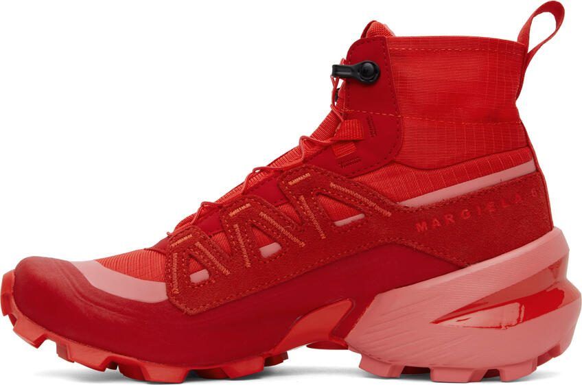 MM6 Maison Margiela Red Salomon Edition MM6 Cross High Sneakers - Picture 3