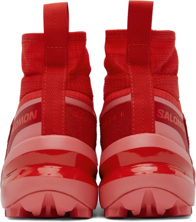 MM6 Maison Margiela Red Salomon Edition MM6 Cross High Sneakers