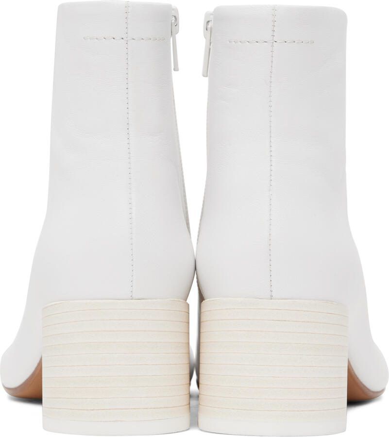 MM6 Maison Margiela White Anatomic 45 Boots