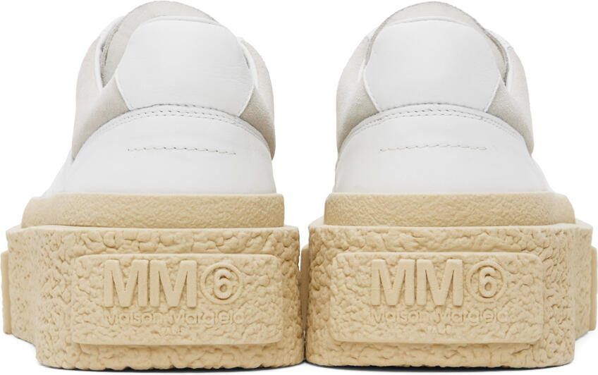 MM6 Maison Margiela White Platform Sneakers