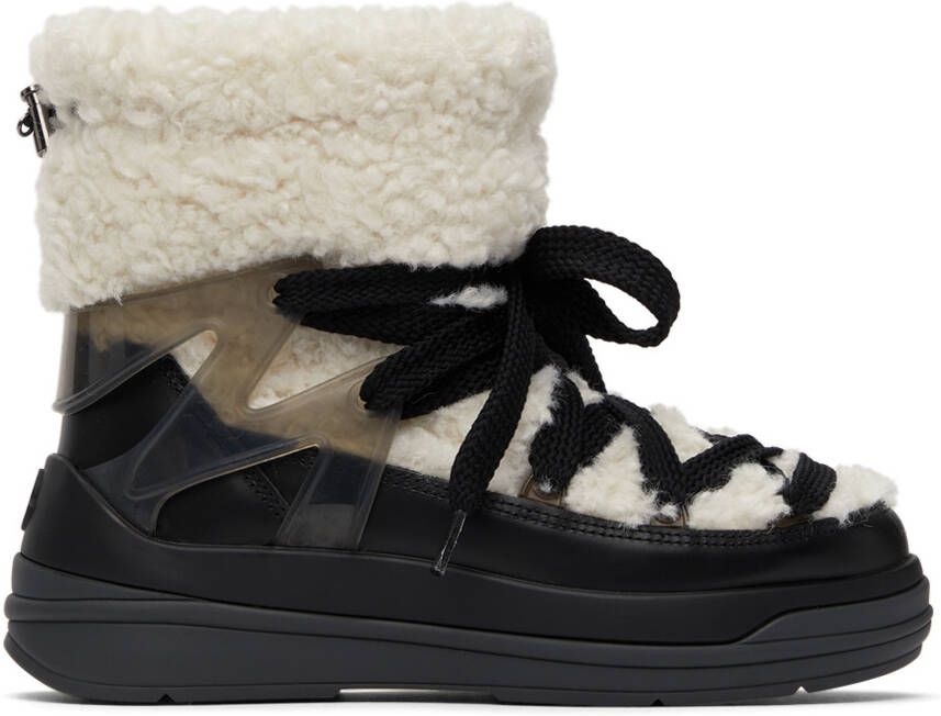 Moncler Beige  Black Insolux M Boots - Picture 5