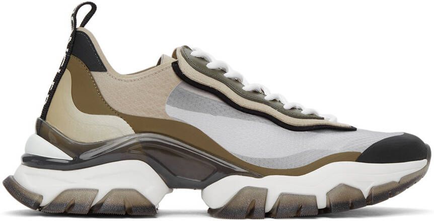 Moncler Beige  Khaki Leave No Trace Light Sneakers - Picture 5