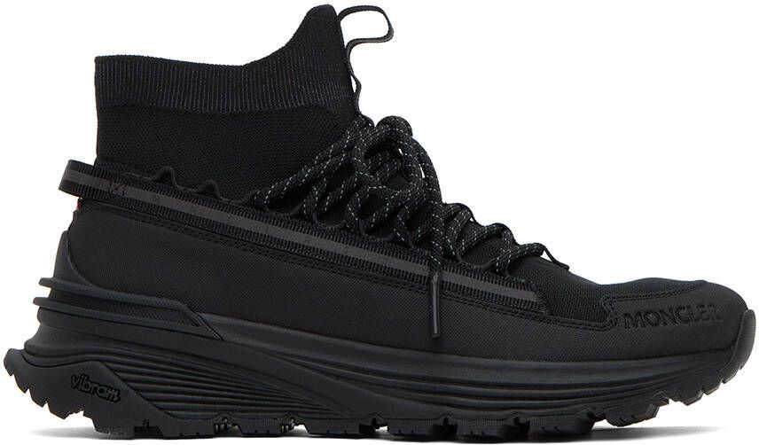 Moncler Black Monte Runner High Sneakers - Picture 5
