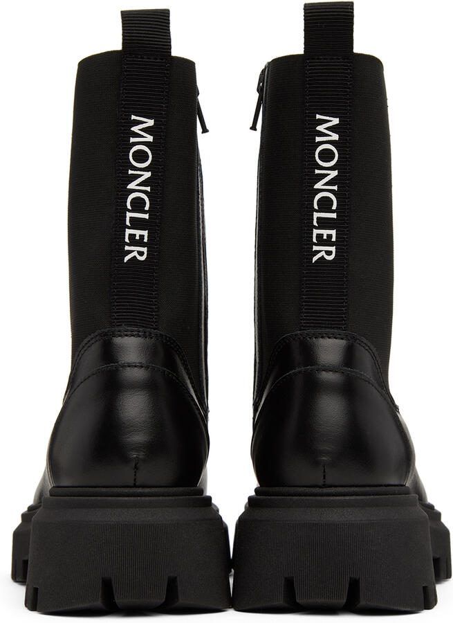 Moncler Enfant Kids Black Petit Neue Chelsea Boots - Picture 4