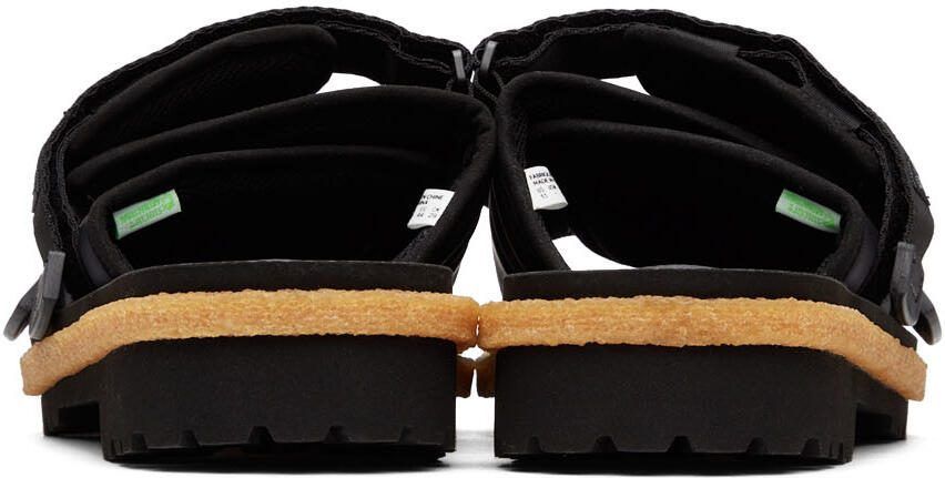 Moncler Genius 2 Moncler 1952 Black Moto Mountain Sandals - Picture 2