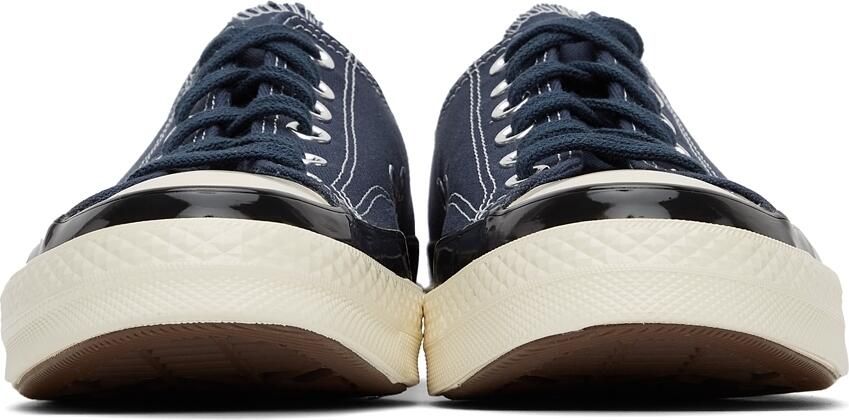 Moncler Genius 7 Moncler FRGMT Hiroshi Fujiwara Converse Navy Fraylor III Chuck 70 Sneakers - Picture 3