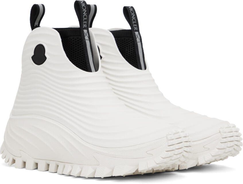 Moncler Genius Moncler Alicia Keys White Acqua High Rain Boots - Picture 2