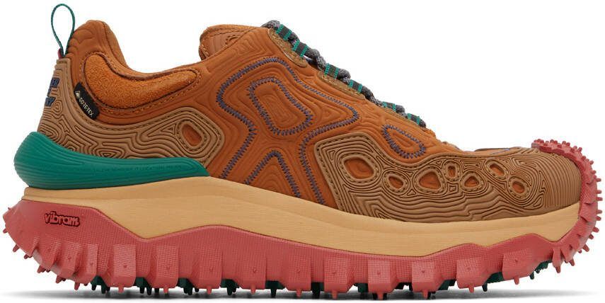 Moncler Genius Moncler Salehe Bembury Orange Trailgrip Grain Sneakers - Picture 5