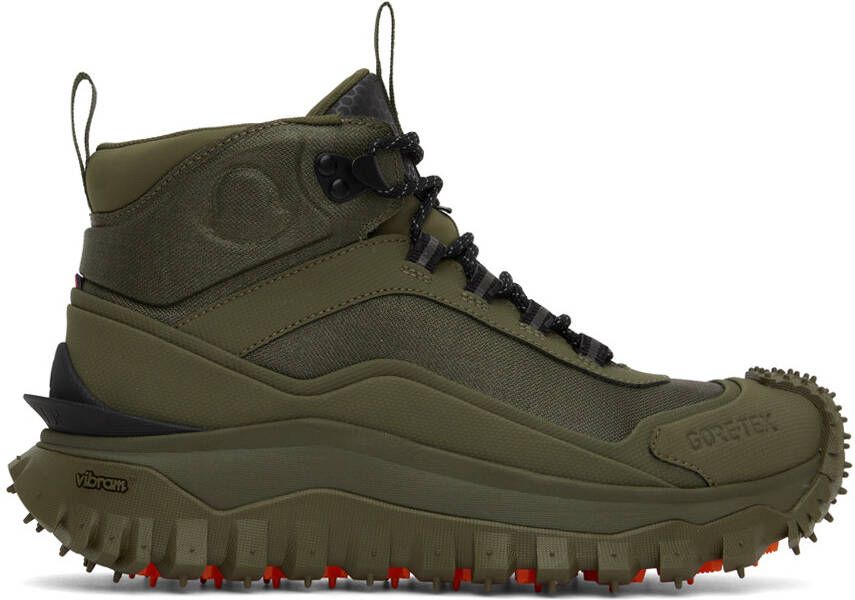 Moncler Khaki Trailgrip GTX Sneakers - Picture 5