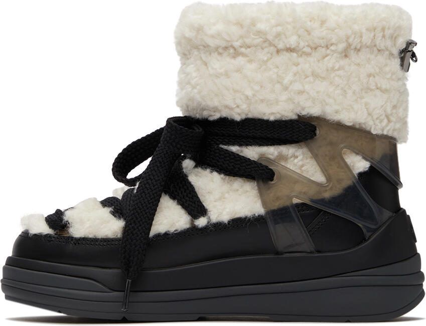 Moncler Beige  Black Insolux M Boots - Picture 3