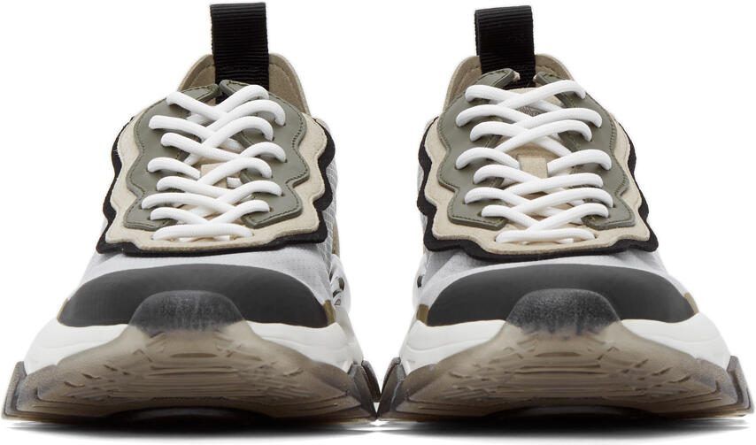 Moncler Beige  Khaki Leave No Trace Light Sneakers - Picture 3