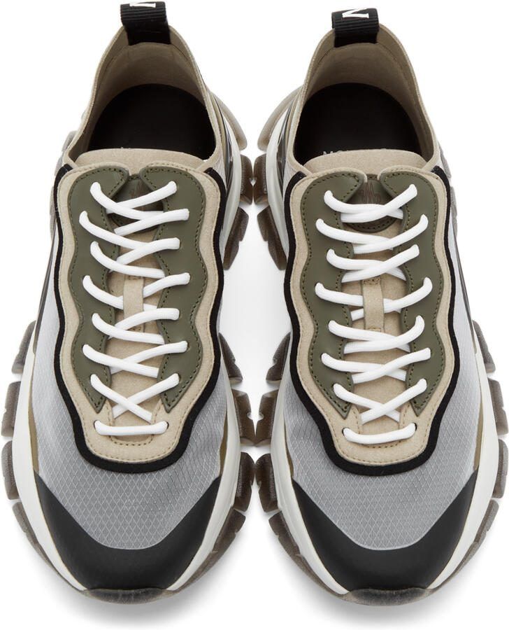 Moncler Beige  Khaki Leave No Trace Light Sneakers
