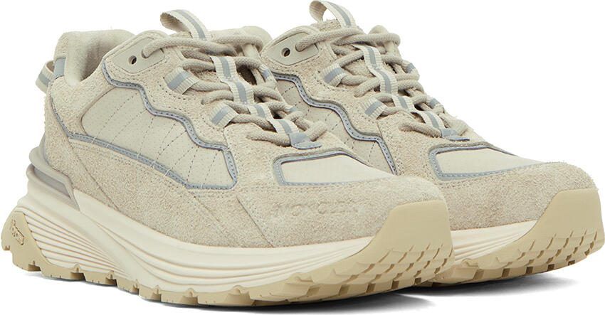 Moncler Beige Lite Runner Sneakers - Picture 2