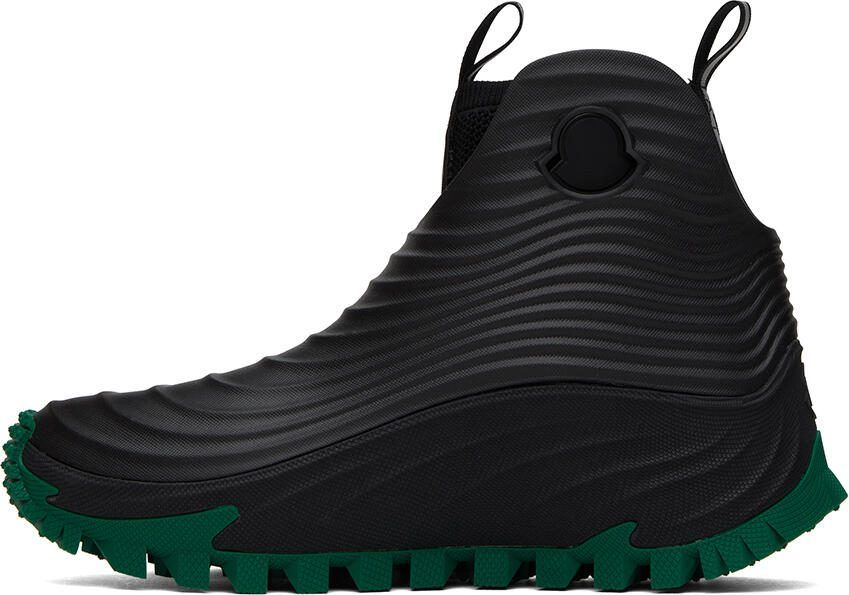 Moncler Black Acqua Chelsea Boots - Picture 3