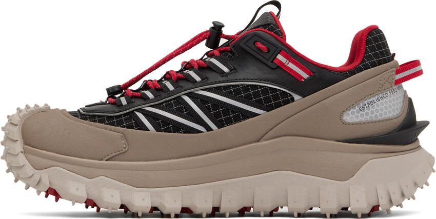 Moncler Black  Beige Trailgrip GTX Low Sneakers - Picture 3