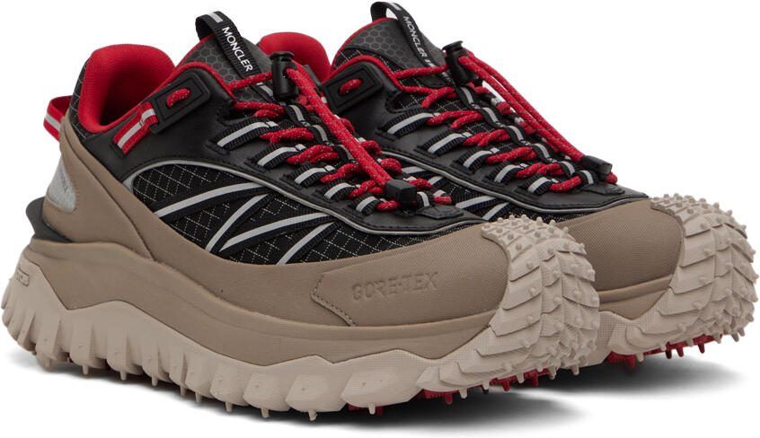 Moncler Black  Beige Trailgrip GTX Low Sneakers - Picture 2