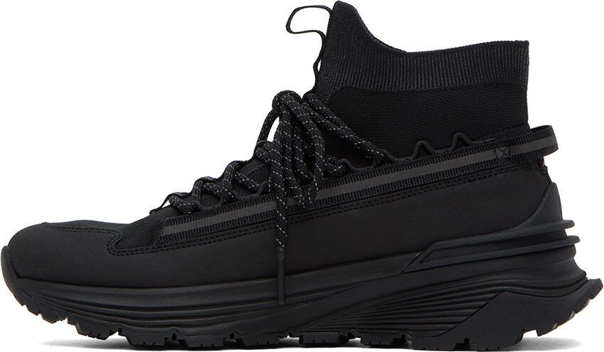 Moncler Black Monte Runner High Sneakers - Picture 3