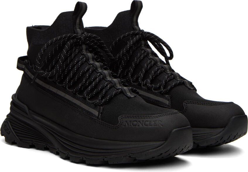 Moncler Black Monte Runner High Sneakers - Picture 2