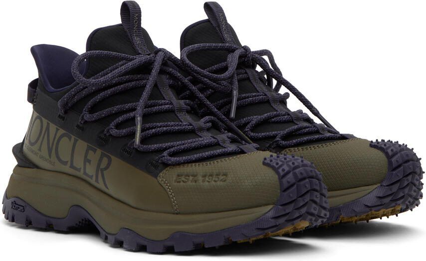 Moncler Green  Beige Trailgrip Lite 2 Sneakers - Picture 2