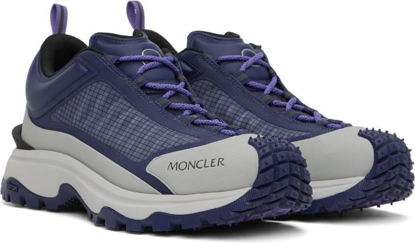 Moncler Navy  Gray Trailgrip Lite Sneakers - Picture 2