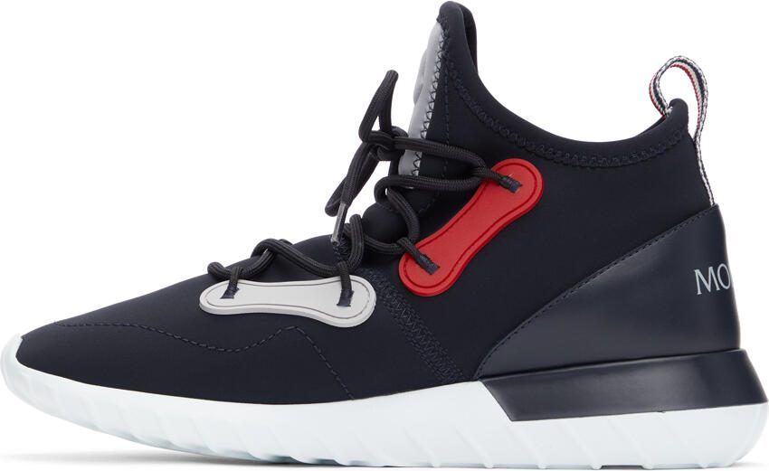 Moncler Navy Emilien Sneakers - Picture 2