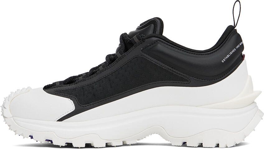 Moncler SSENSE Exclusive Black  White Trailgrip Lite Sneakers - Picture 3