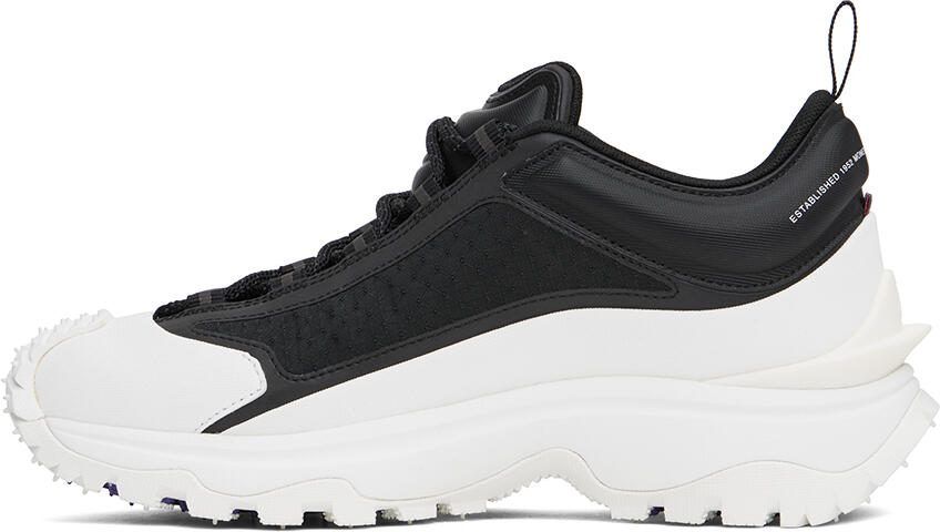 Moncler SSENSE Exclusive Black  White Trailgrip Lite Sneakers - Picture 3