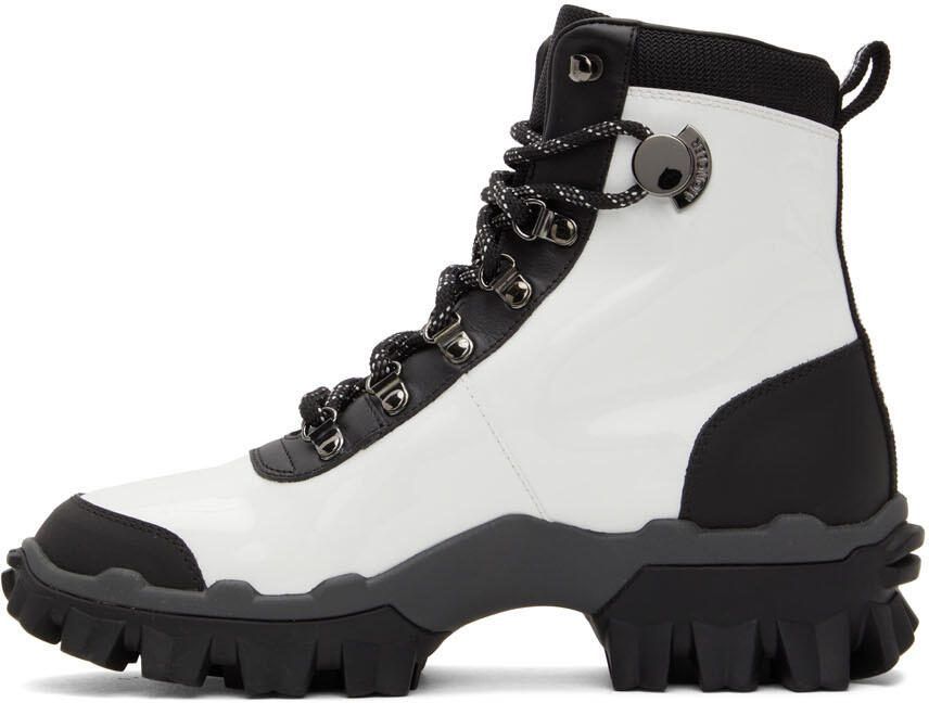 Moncler White  Black Helis Boots - Picture 3