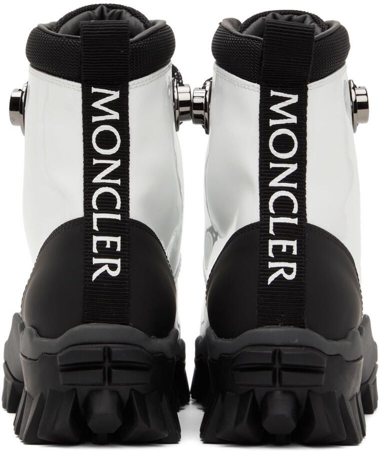 Moncler White  Black Helis Boots - Picture 2