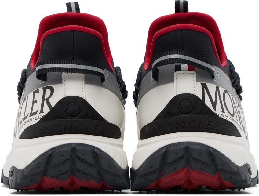Moncler White  Navy Trailgrip Lite 2 Sneakers - Picture 5