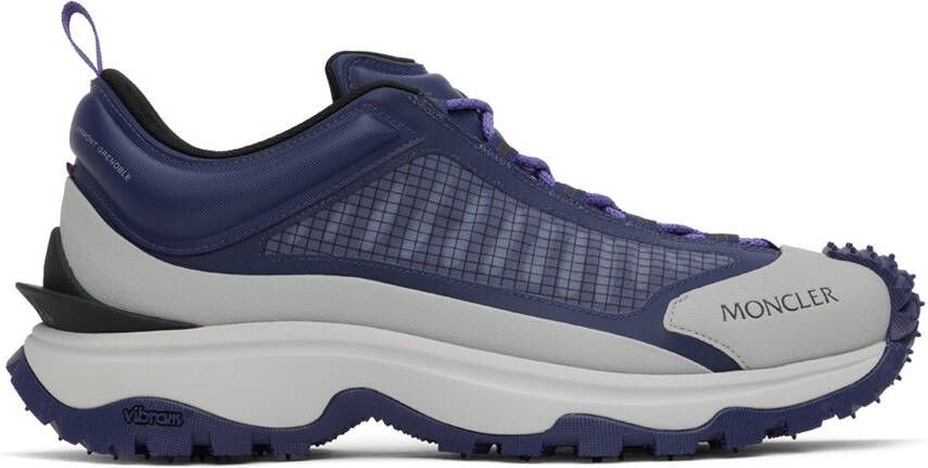 Moncler Navy  Gray Trailgrip Lite Sneakers - Picture 5