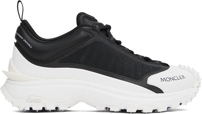 Moncler SSENSE Exclusive Black  White Trailgrip Lite Sneakers - Picture 5
