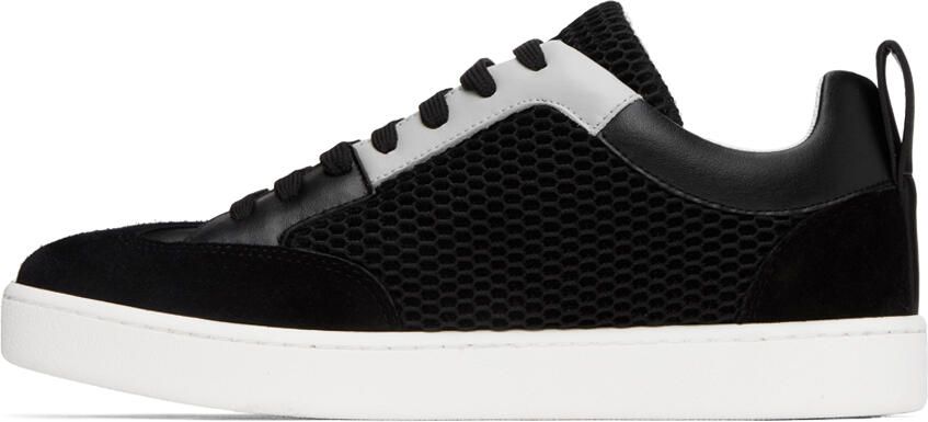 Moschino Black  Gray Side Logo Sneakers - Picture 3