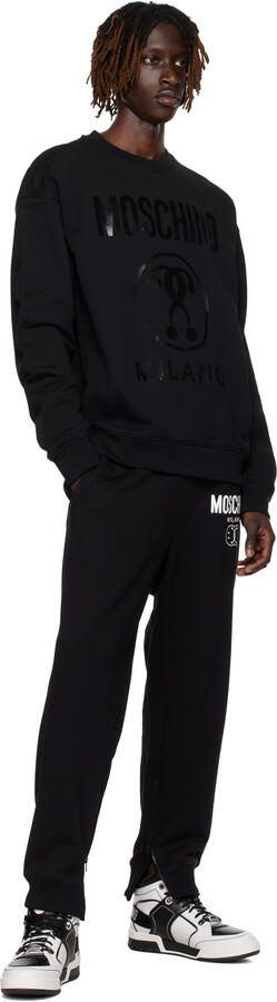 Moschino Black  White Streetball Sneakers - Picture 4