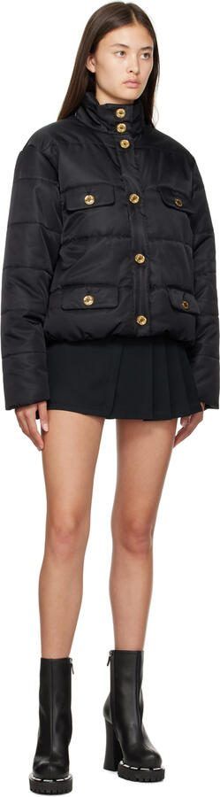 Moschino Black Embossed Boots - Picture 4