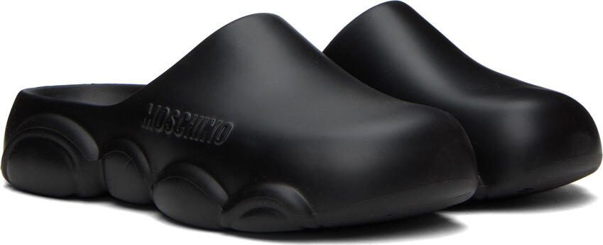 Moschino Black Gummy Bear Slippers - Picture 2