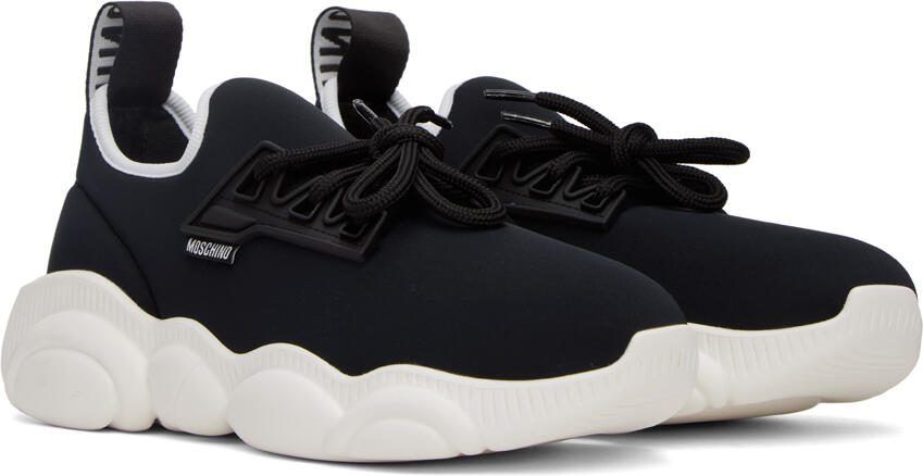 Moschino Black Teddy Sneakers - Picture 2