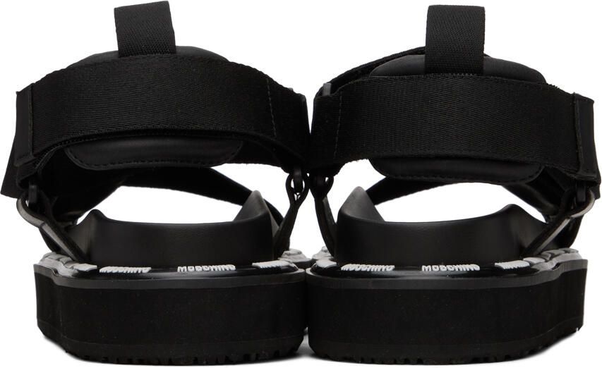 Moschino Black Webbing Sandals