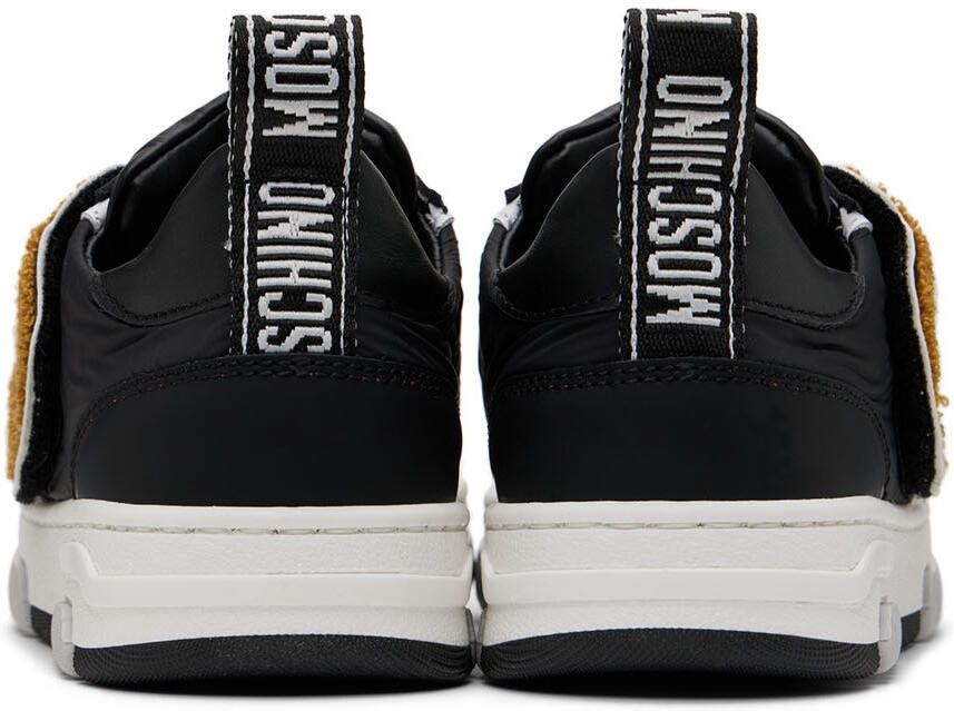Moschino Kids Black Teddy Sneakers