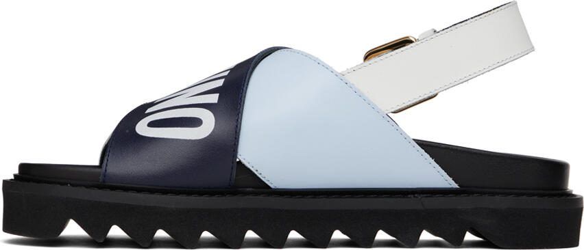 Moschino Multicolor Criss-Cross Sandals - Picture 3