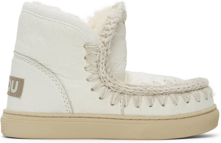 Mou Kids Off-White Sneaker Boots - Picture 4