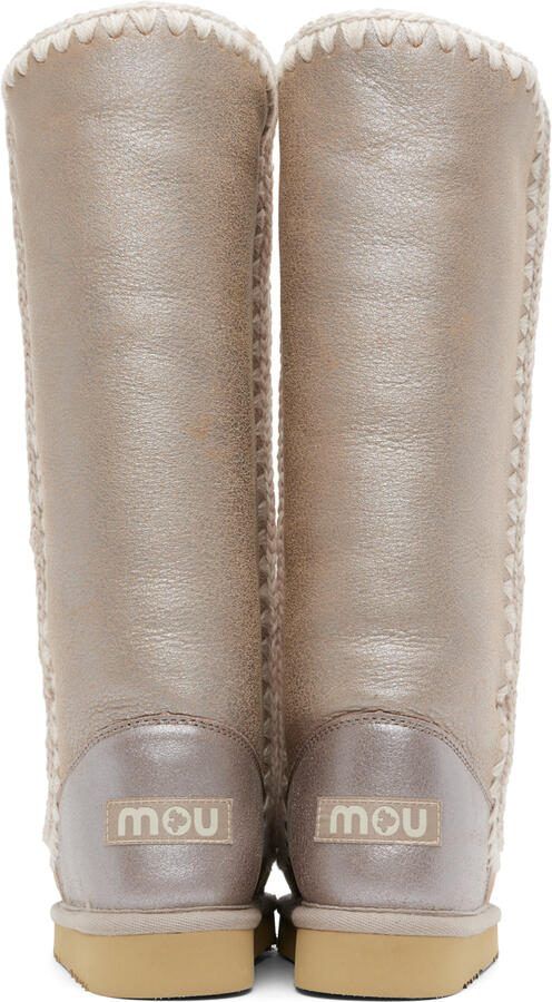 Mou Gray Suede Boots - Picture 5