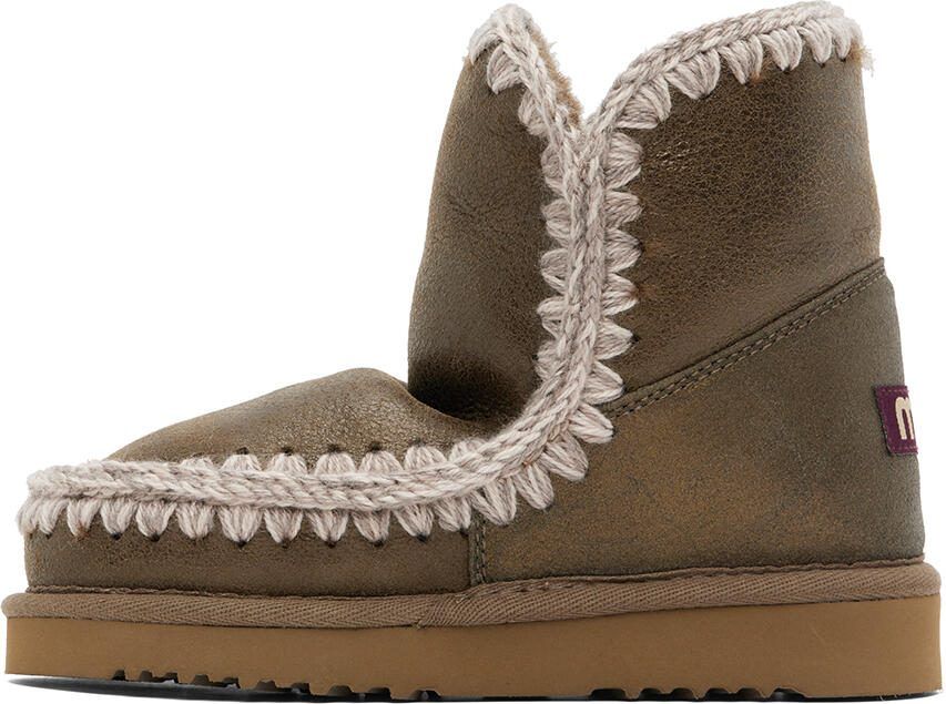 Mou Khaki Suede Boots - Picture 2