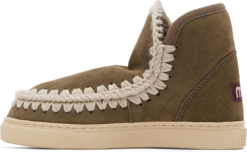 Mou Khaki Suede Boots - Picture 3