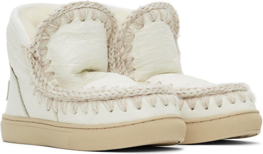 Mou Kids Off-White Sneaker Boots - Picture 3